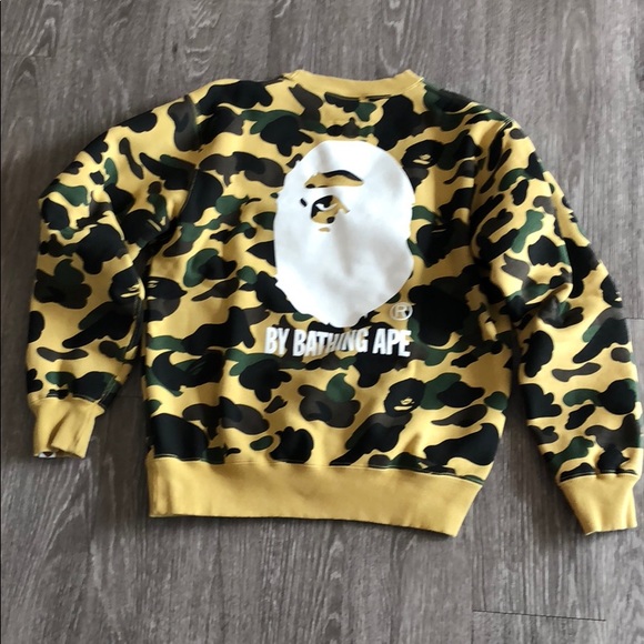 bathing ape | Sweaters | Bathing Ape X Champion Rare Camo Crew Neck